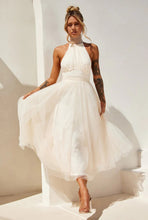 Load image into Gallery viewer, Saige and Paige Beige Tulle Midi
