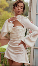 Load image into Gallery viewer, RENTAL - House of CB Toira Ivory Satin Dress- Size S
